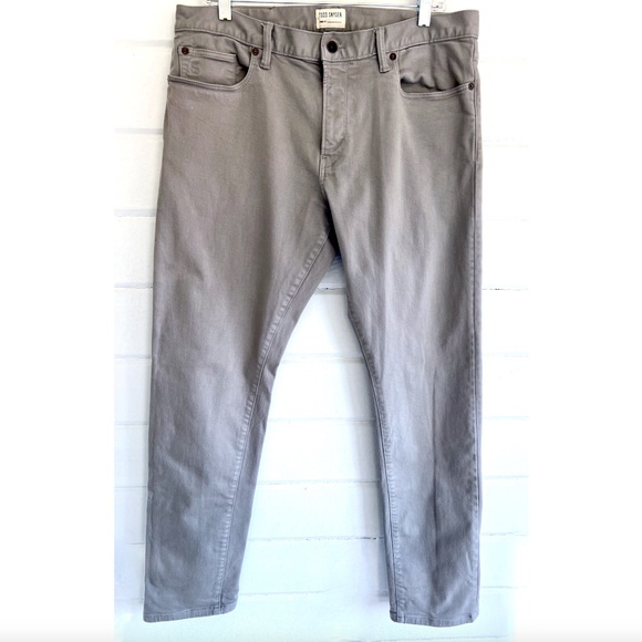TODD SNYDER Stretch 5 Pocket Jeans - Slim - Gray - 34